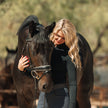 The Eiffel Tower Black Leather Snaffle Bridle