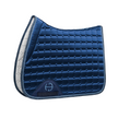 Romance Collection Satin Classic Jump Saddle Pad - Prussian Blue