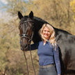 The Eiffel Tower Black Leather Snaffle Bridle