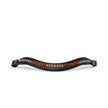 The Sarah - Maple Brown Leather Snaffle Bridle with Removable Flash
