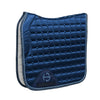 Romance Collection Satin Classic Dressage Saddle Pad (Cob) - Prussian Blue