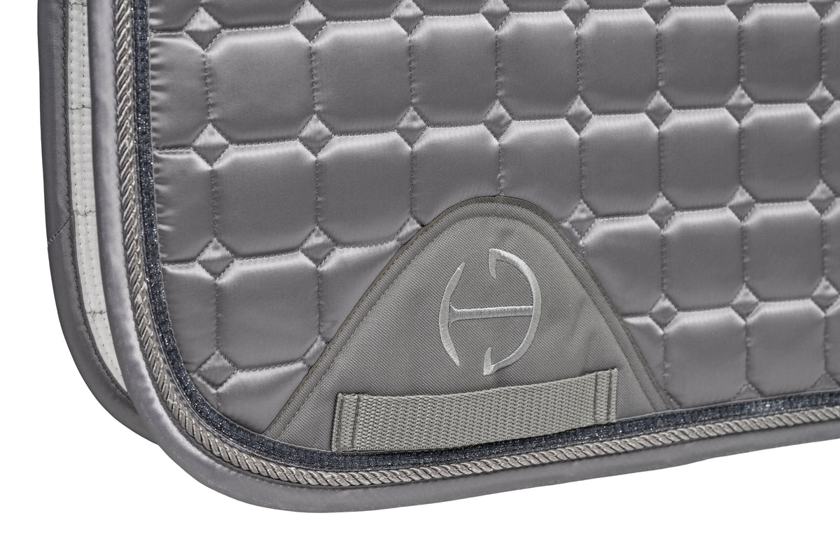 Satin Classic Dressage Saddle Pad (Cob) - Platinum