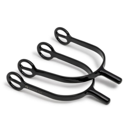 Gloss Black Long Shank Spurs