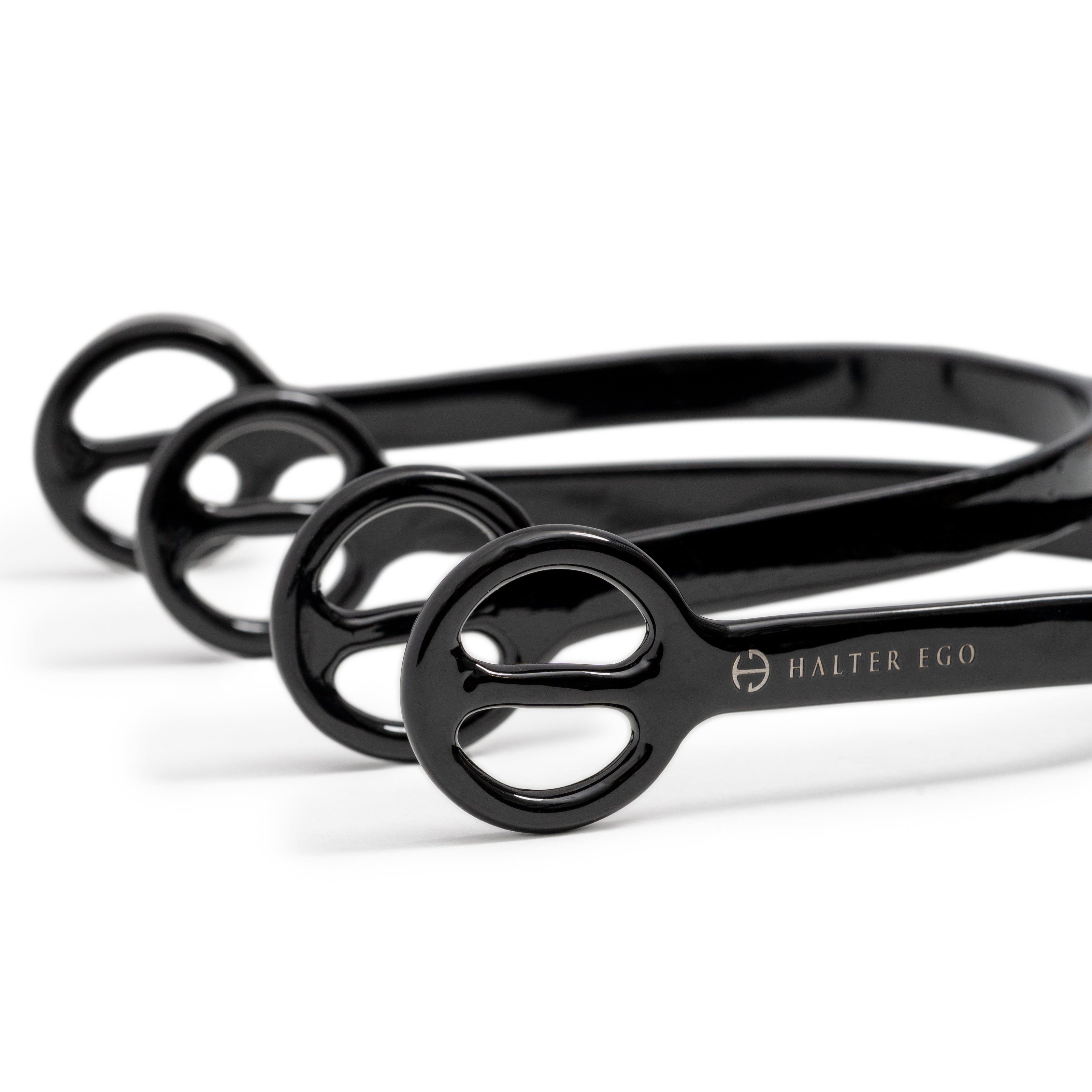 Gloss Black Long Shank Spurs