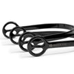 Gloss Black Long Shank Spurs