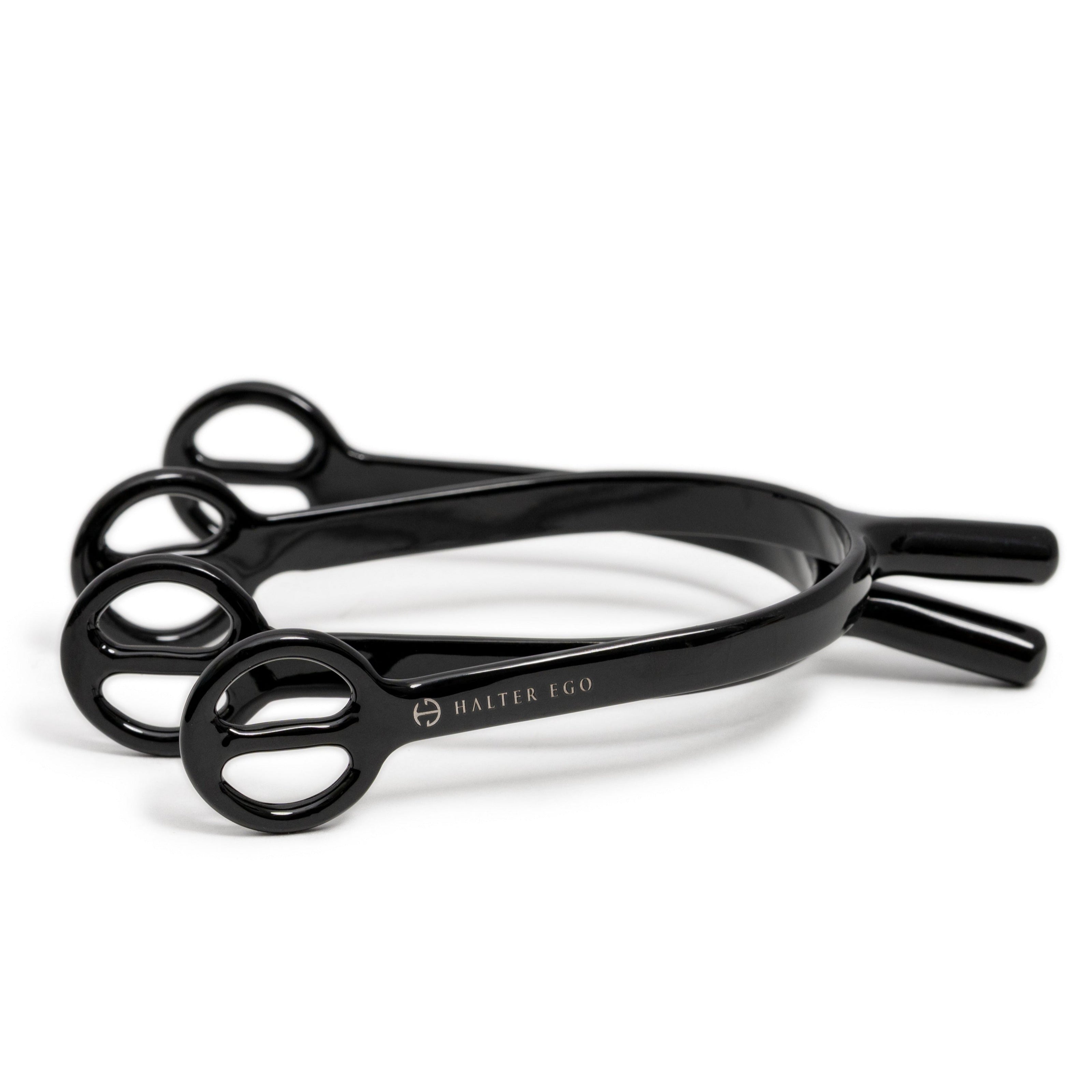 Gloss Black Long Shank Spurs