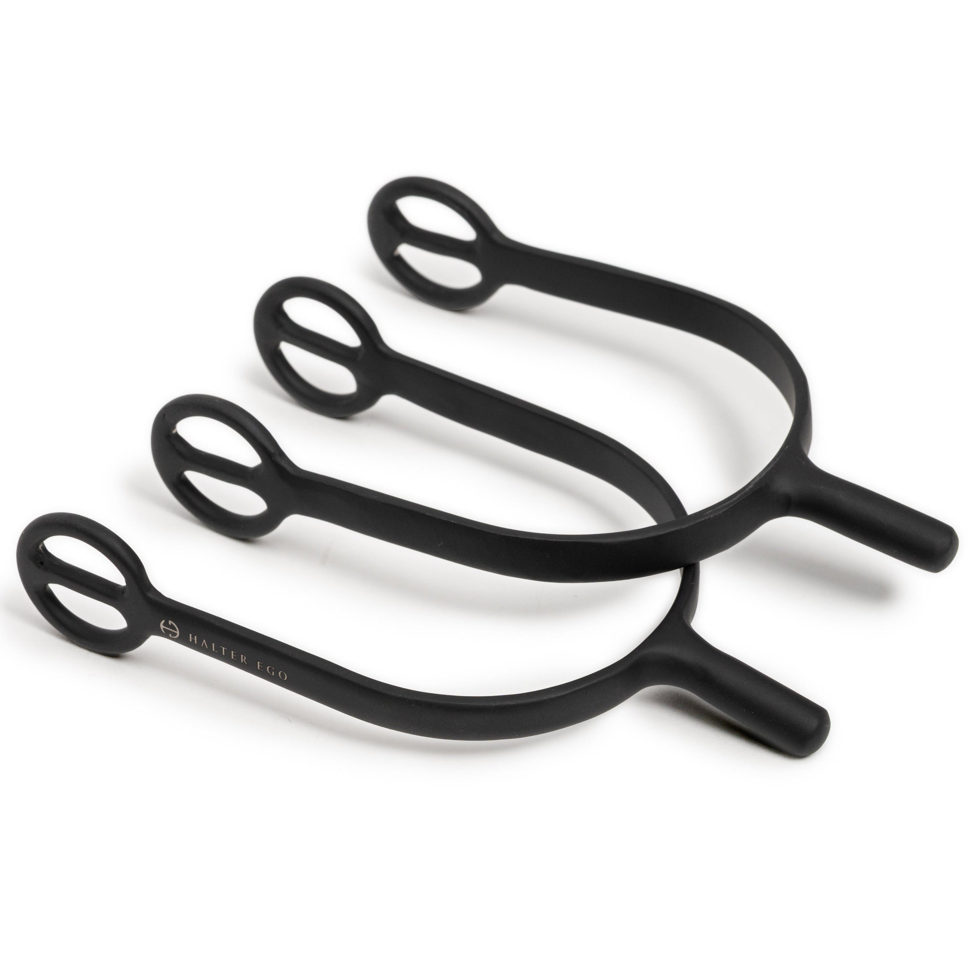 Matte Black Spurs - Long Shank