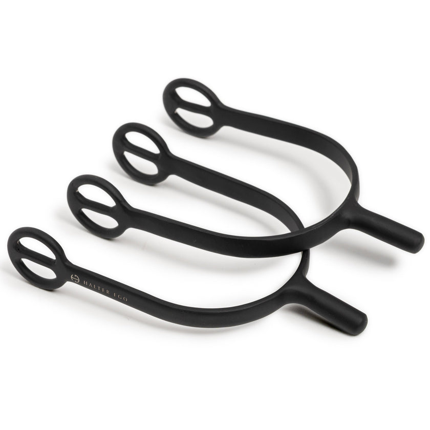 Matte Black Spurs - Long Shank