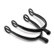 Gloss Black Spurs With 3D Shank
