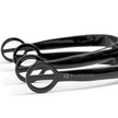 Gloss Black Spurs With 3D Shank
