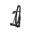LIMITED EDITION: Aurelia Black Patent & Rose Gold Double Bridle