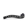 Ocala Black Patent Leather Snaffle Bridle With Removable Flash