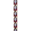 Viñedo - Burgundy, Lavender Ice Blue, Brown & Ivory Brown Leather Polo Belt