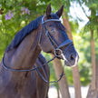 Doc Marten Black Leather Snaffle Bridle with Removable Flash