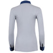 Roxana - Black & Luxe Gray Long Sleeve Riding Shirt