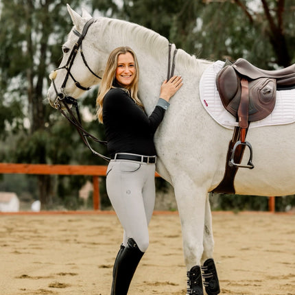 Evolution Knee Patch Breeches - Alloy + Anthracite