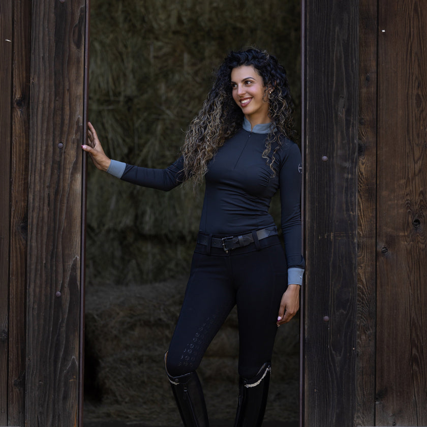 La Sombra - Black Onyx Polo Belt