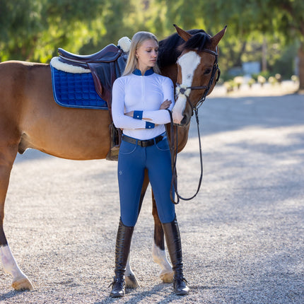 Evolution Knee Patch Breeches - Cadet Blue