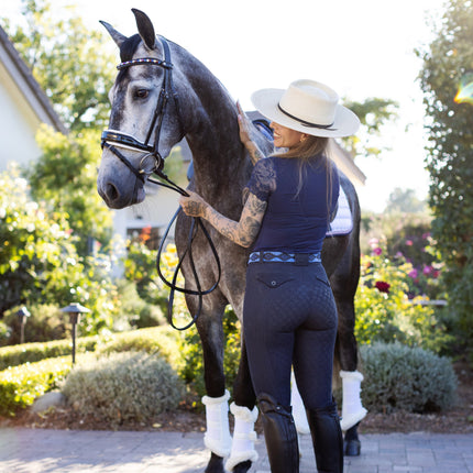 Evolution Heritage Denim Full Seat Breeches - Navy