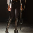 Evolution Knee Patch Breeches - Black + Rose Gold