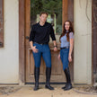 MEN'S Evolution Full Seat Breeches - Cadet Blue