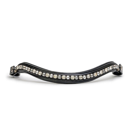 Brixton Non-Patent Black Leather Double Bridle - UPDATED DESIGN