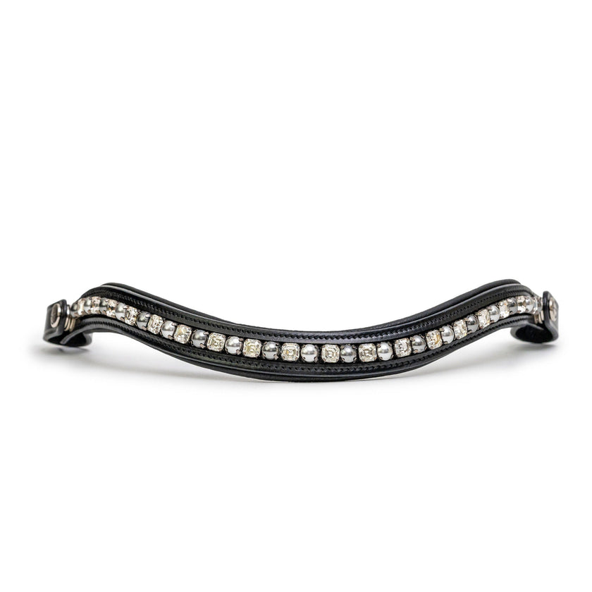 Brixton Non-Patent Black Leather Double Bridle - UPDATED DESIGN