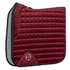 Satin Classic Dressage Saddle Pad (Full) - Crimson Rose