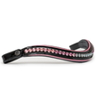 The Ellie Black Patent Leather Snaffle Bridle With Removable Flash