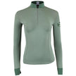 Roxana - Black & Luxe Gray Long Sleeve Riding Shirt